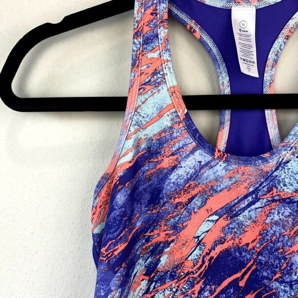 Ivivva Abstract Racerback Tank Purple 14 - Picture 3 of 5